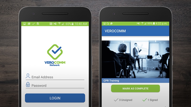 Verocomm product interface screenshot 2